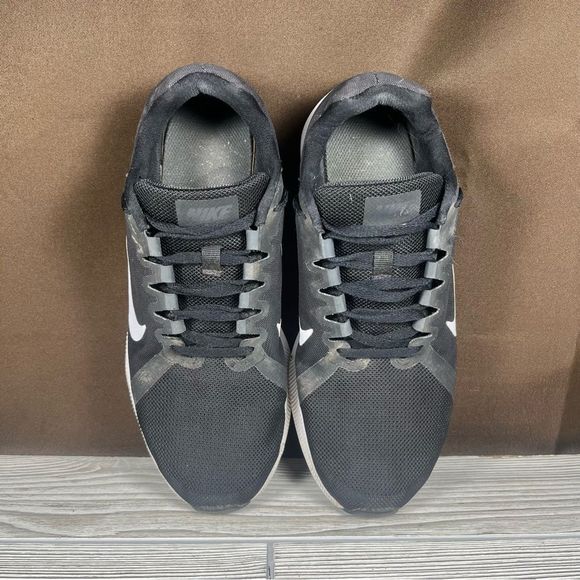 Nike Downshifter 8 Black White Running Shoe Athletic Sneaker Womens 10 - Picture 4 of 9